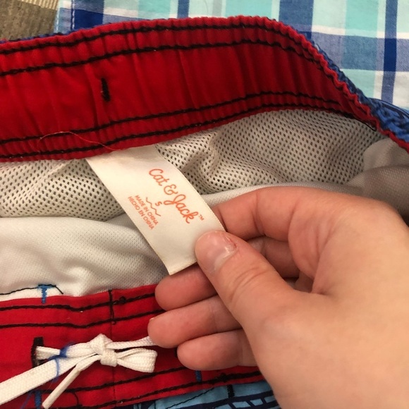 Boys Plaid Shirt and Bathing Suit‎ Bundle - Picture 8 of 10